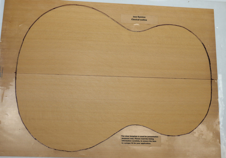 Red Cedar Classical Guitar Set, 0.15" thick (HIGH GRADE 4★) - Stock# 6-0809