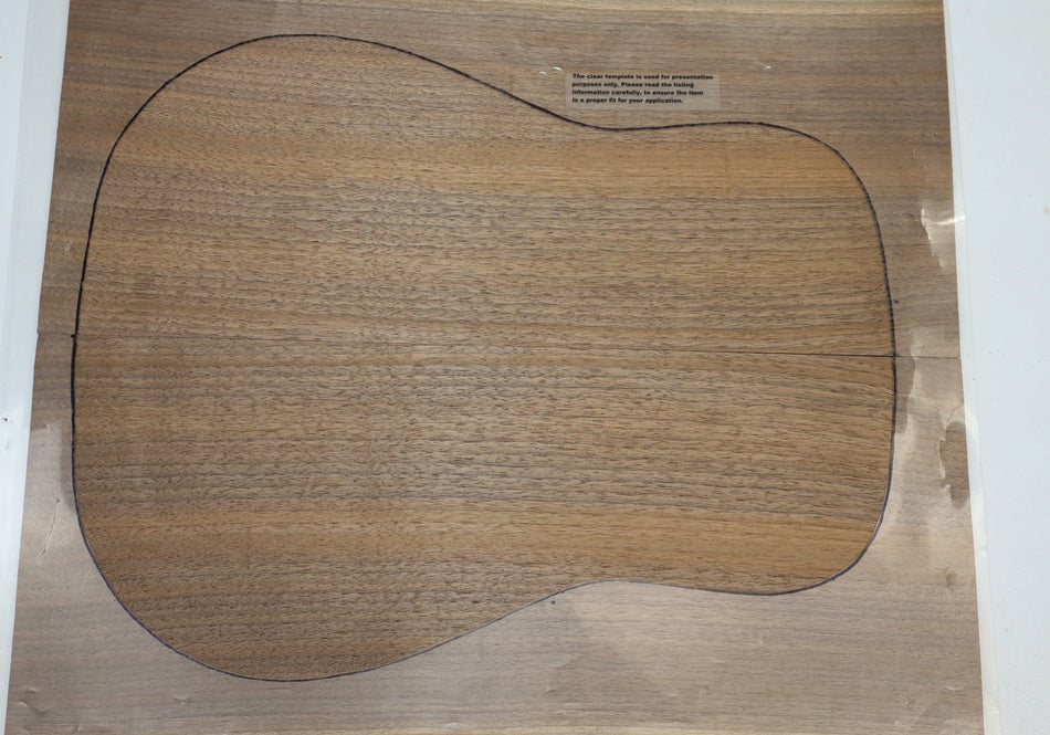 Walnut (Black) Guitar set, 0.22" thick - Stock# 6-0834