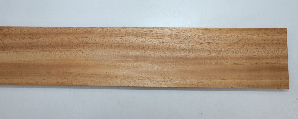 Khaya African Mahogany Neck Blank 0.94" x 4.1" x 34.2" - Stock# 6-0842