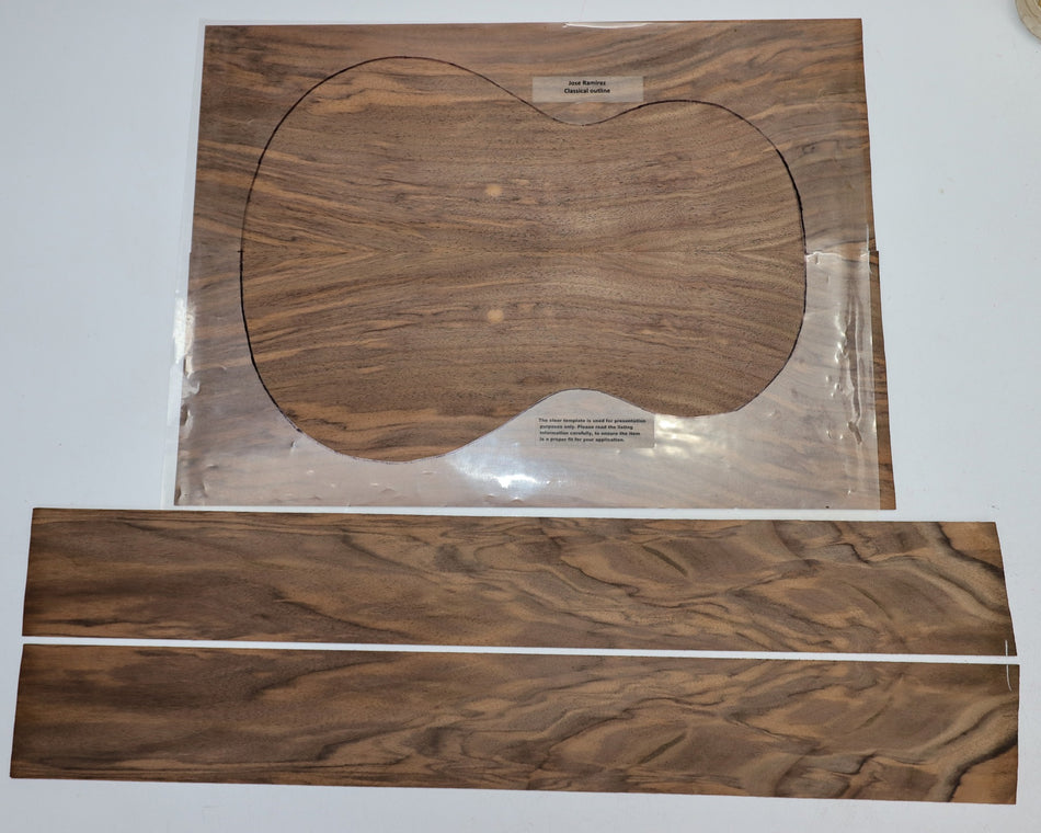 Back & Side set Walnut (Black), Classical - Stock# 6-0851