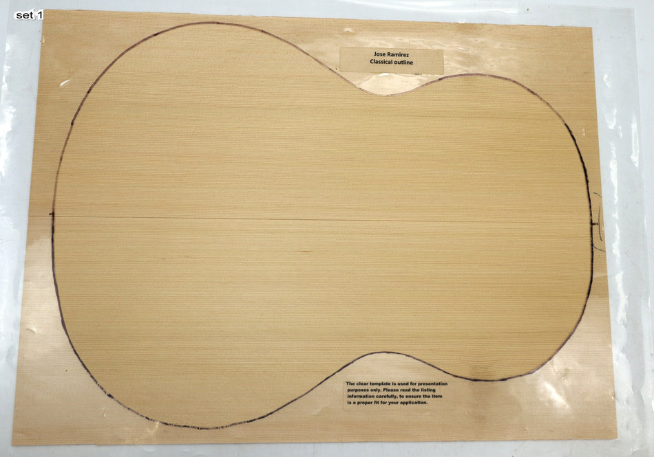 Red Cedar Classical, 2 Guitar Sets, 0.14" thick (Factory) - Stock# 6-0870