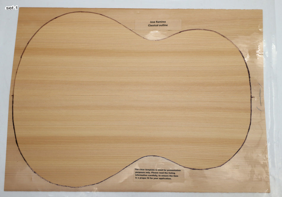 Red Cedar Classical, 2 Guitar Sets, 0.14" thick (+Factory) - Stock# 6-0886