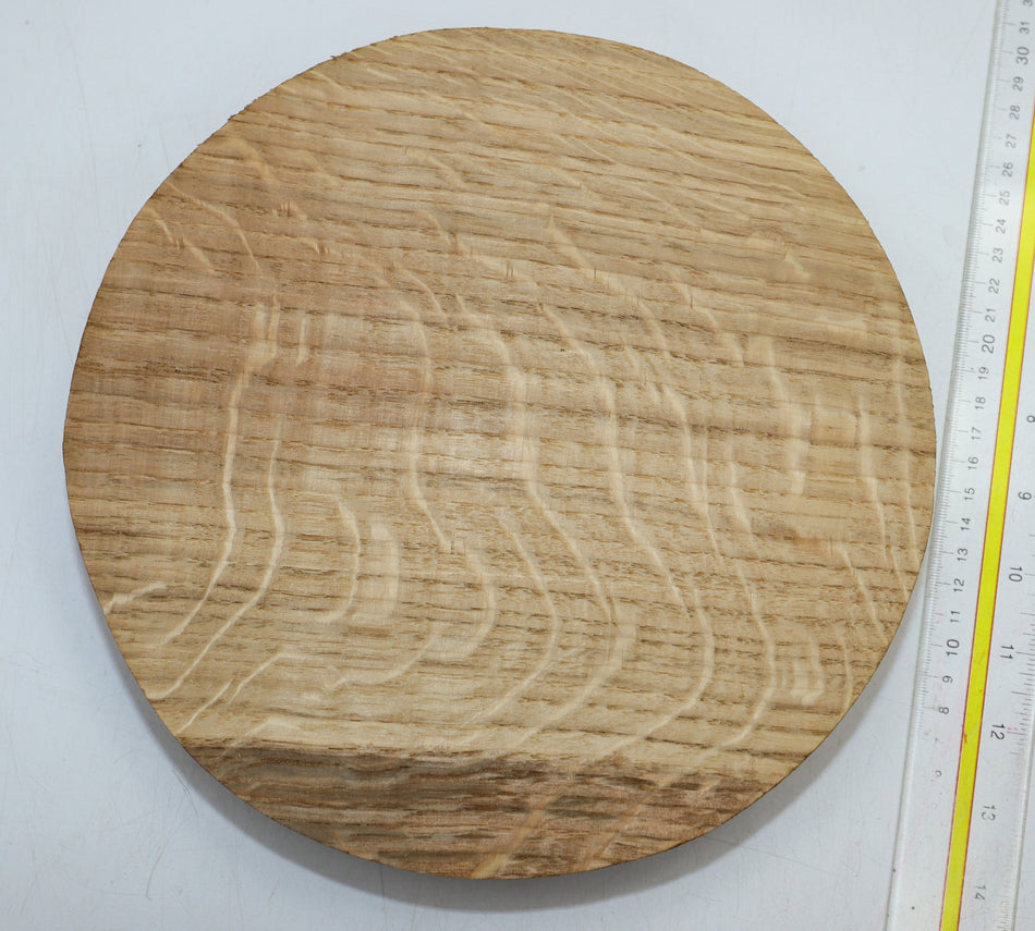 Oak Round 10" diameter x 2" - Stock# 6-0887