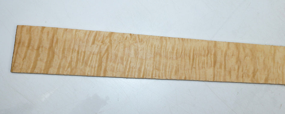 Maple Quilt Fingerboard, 22.8" long, unslotted (HIGH FIGURE) - Stock# 6-0907