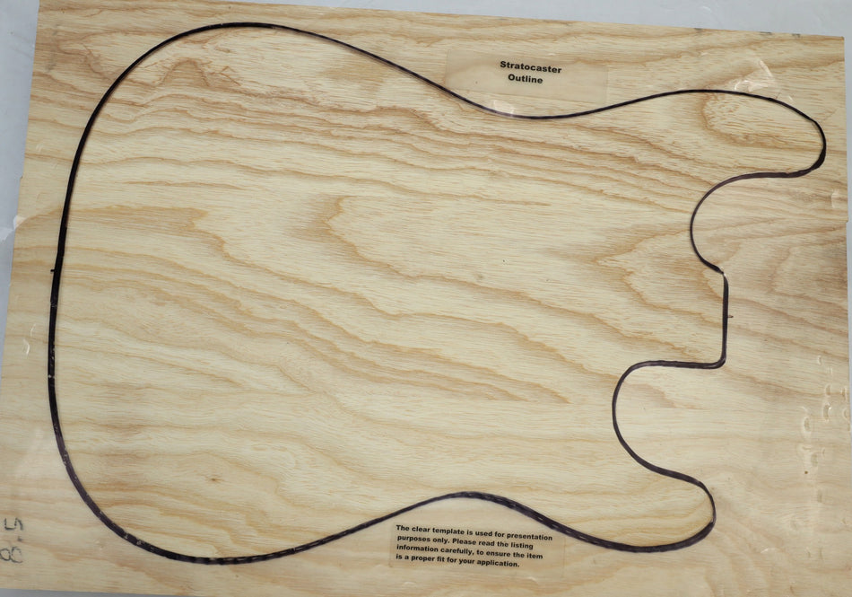 Swamp Ash body blank, Glued 3pc, 1.85" thick (+STANDARD +3★) - Stock# 6-0918