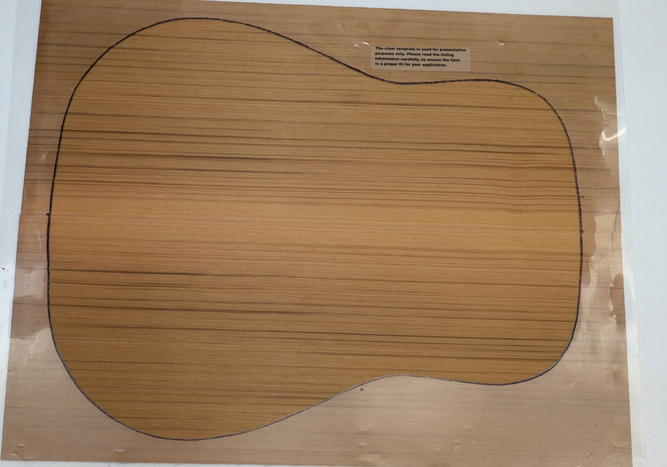 Red Cedar Dreadnought Guitar Set, 0.15" thick (+STANDARD) - Stock# 6-0924