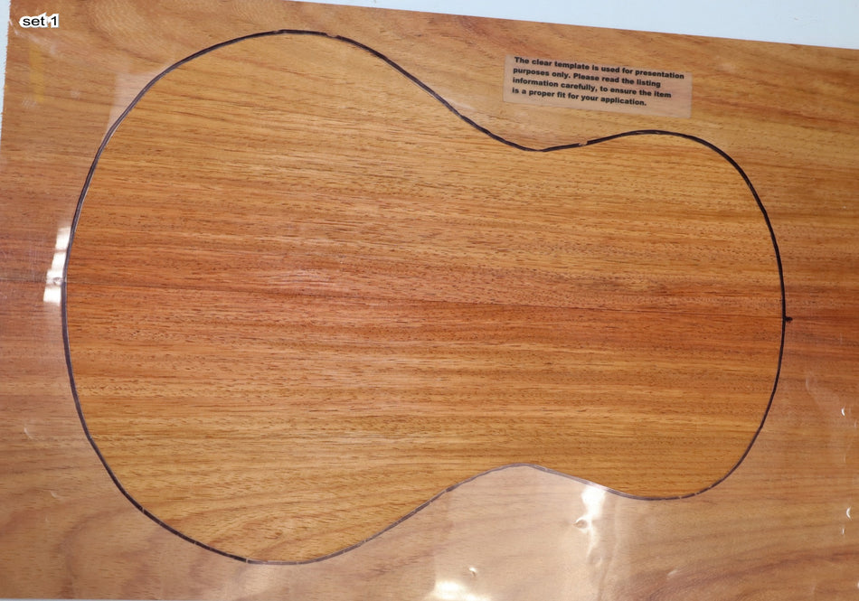 Back & Side set Narra + Top, Baritone Ukulele - Stock# 6-0948