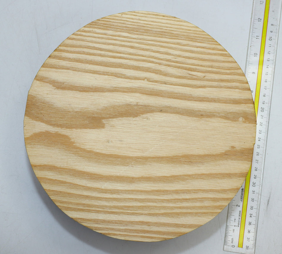 White Ash Round 10" diameter x 3.75" - Stock# 6-0996