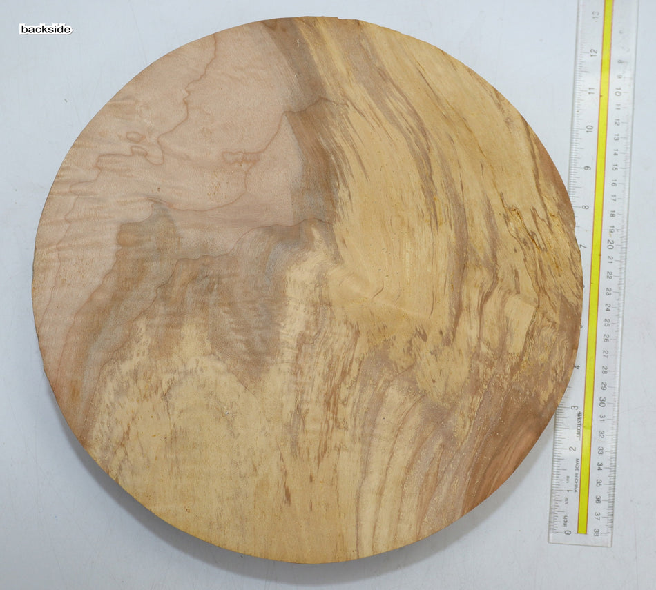 Maple Flame Round 12" diameter x 2.5" - Stock# 6-1015