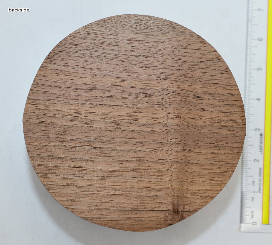 Walnut (Black) Round 6" diameter x 3.5" - Stock# 6-1040