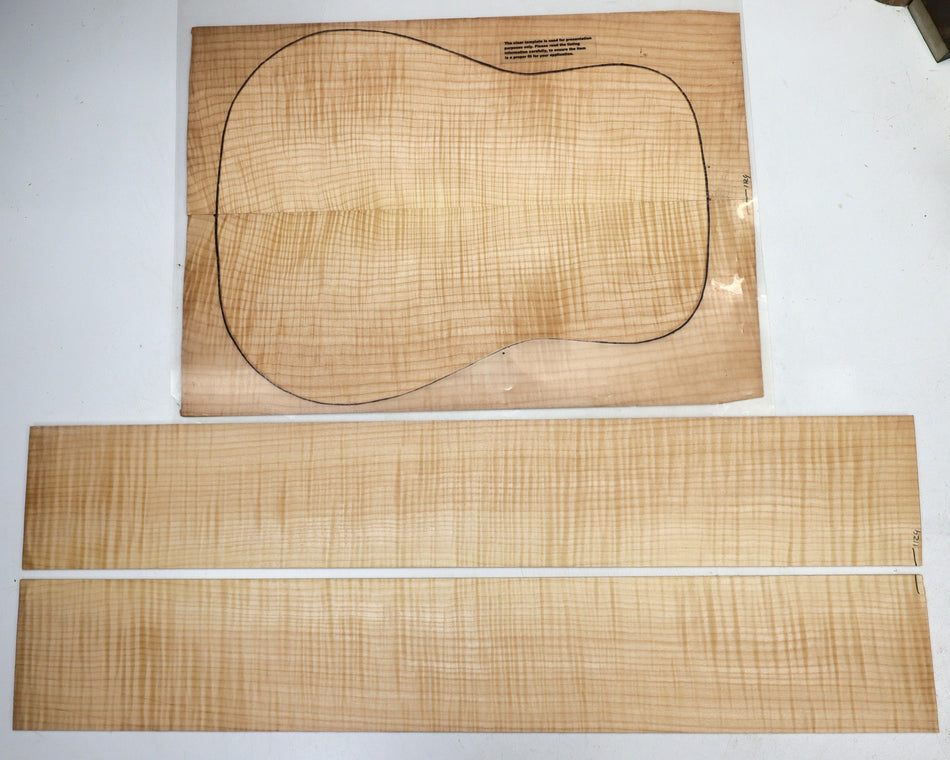 Back & Side set Maple Flame, Dreadnought (HIGH FIGURE 4★) - Stock# 6-1124