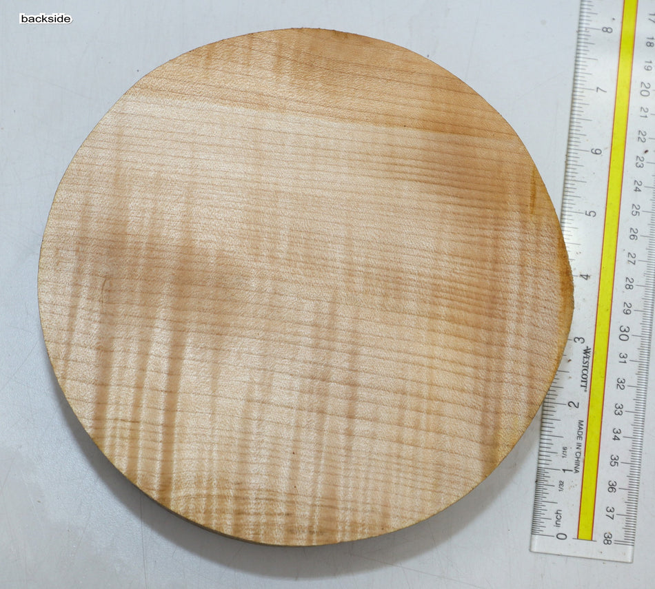 Maple Flame Round 7" diameter x 2.3" - Stock# 6-1150