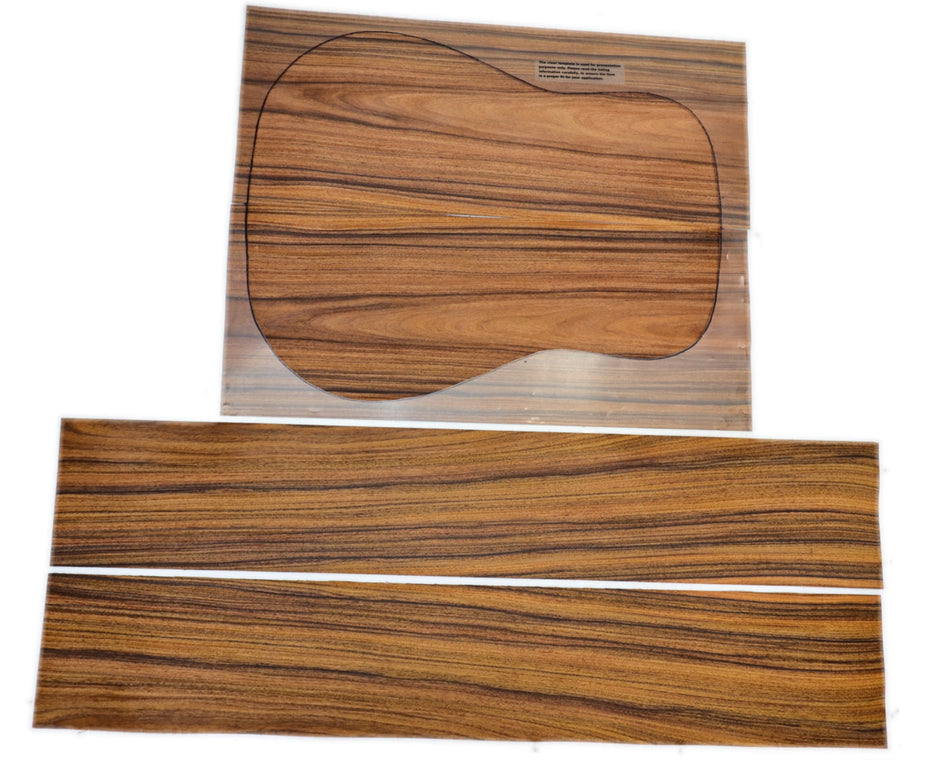 Back & Side Veneer set Pau Ferro (0.5mm), Dreadnought - Stock# 6-1161