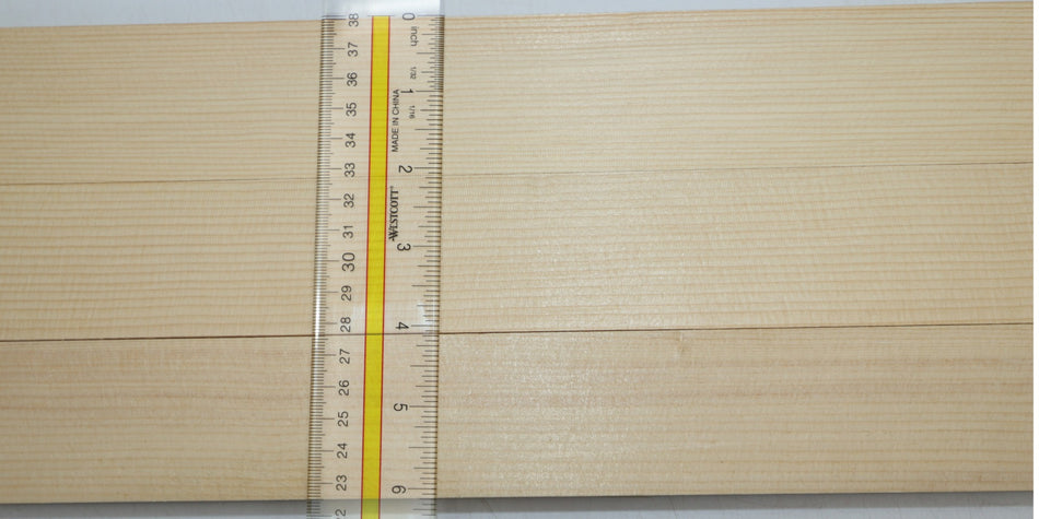 Adirondack Red Spruce Bracewood, 3 blocks 0.75" x 2" x 20" - Stock# 6-1168