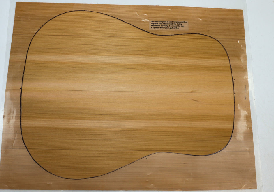 Red Cedar Dreadnought Guitar Set, 0.16" thick (Factory) - Stock# 6-1184