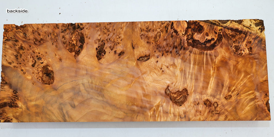 Cottonwood Burl block 220 x 7.5" x 2.5" - Stock# 6-1190