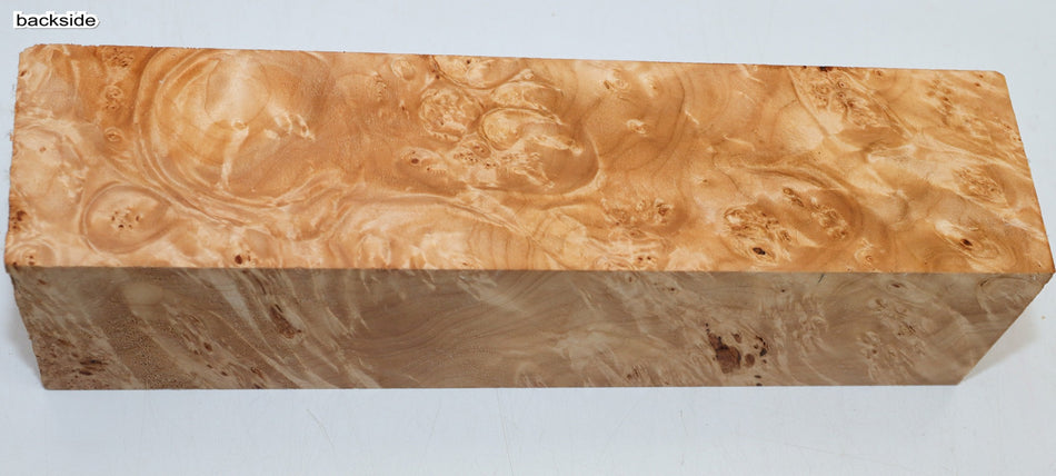 Maple Burl Spindle 3" x 11.5" long (HIGH FIGURE) - Stock# 6-1211