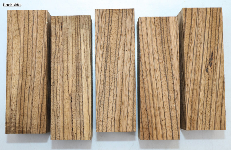 Zebrawood, 5 Blocks 2" x 6" each - Stock# 6-1258