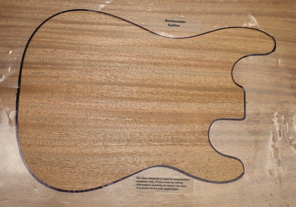 Khaya Mahogany Small Archtop / Body blank, unglued 2pc, 1.86" thick (PREMIUM) - Stock# 6-1302