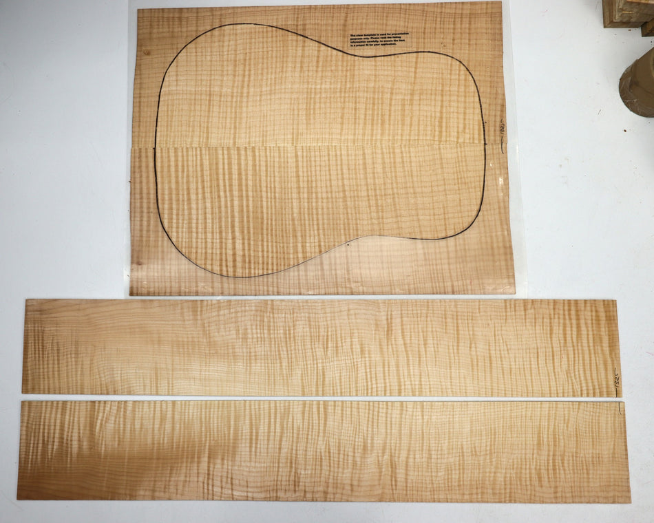 Back & Side set Maple Flame, Dreadnought (HIGH FIGURE 4★) - Stock# 6-1325