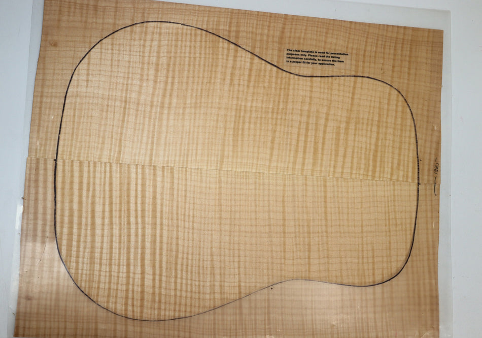 Back & Side set Maple Flame, Dreadnought (HIGH FIGURE 4★) - Stock# 6-1325