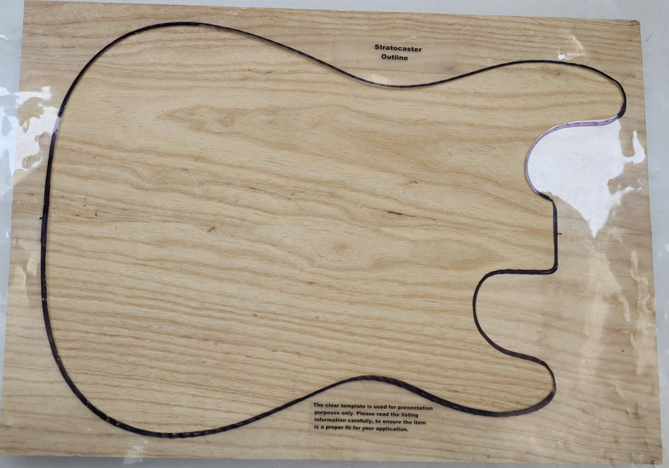 Swamp Ash body blank, Glued 2pc, 1.85" thick (Standard 3★) - Stock# 6-1357