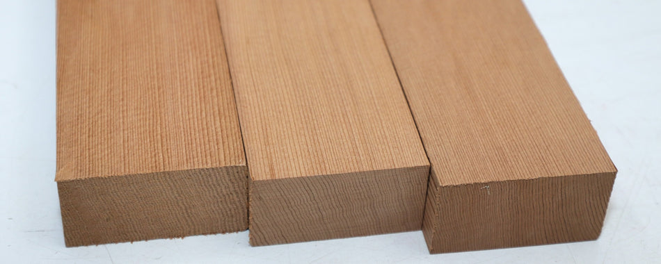 Red Cedar Bracewood, 3 blocks 1" x 2" x 20" - Stock# 6-1396