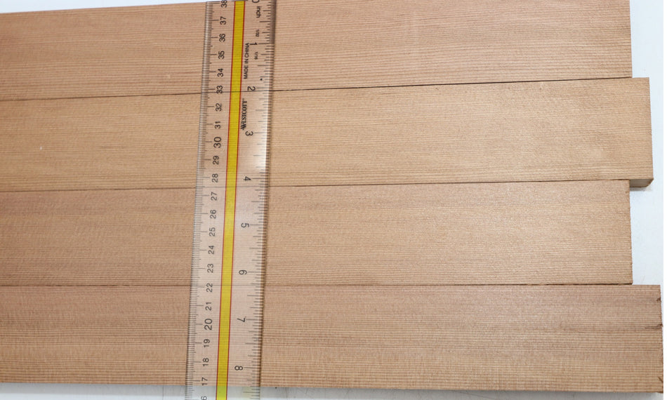 Red Cedar Bracewood, 4 blocks 1" x 2" x 17" - Stock# 6-1397