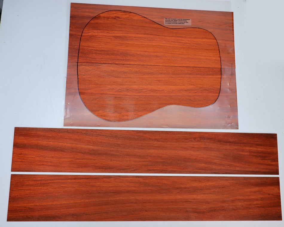 Padauk Dreadnought back & side set - Stock# 6-1446