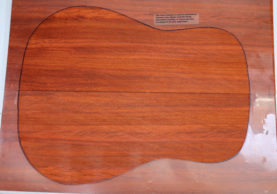 Padauk Dreadnought back & side set - Stock# 6-1446