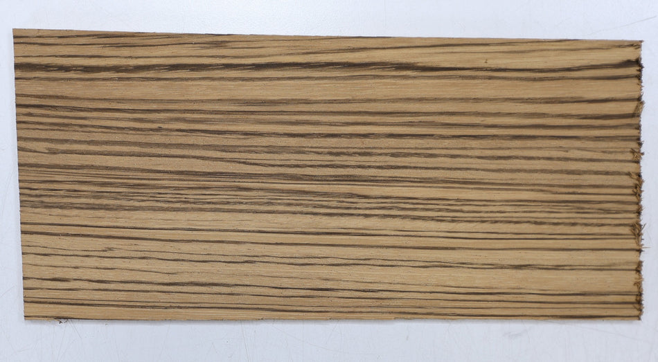 Zebrawood Headstock, 0.14" x 3.75" x 8" - Stock# 6-1637