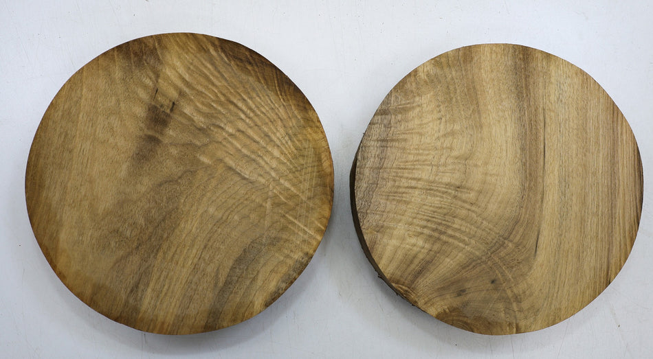 Myrtle Rounds, 2 pieces 8" diameter x 2" - Stock# 6-1715