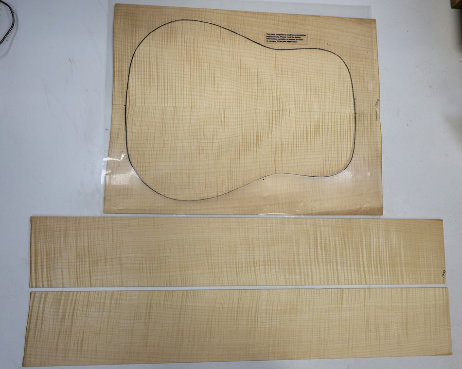 Back & Side set Maple Flame, Dreadnought (HIGH FIGURE 4★) - Stock# 6-1730