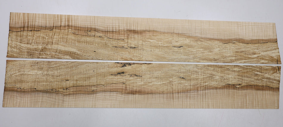 Spalted Maple Flame Side set, 5.5" wide x 33.75" (HIGH FIGURE) - Stock# 6-1745