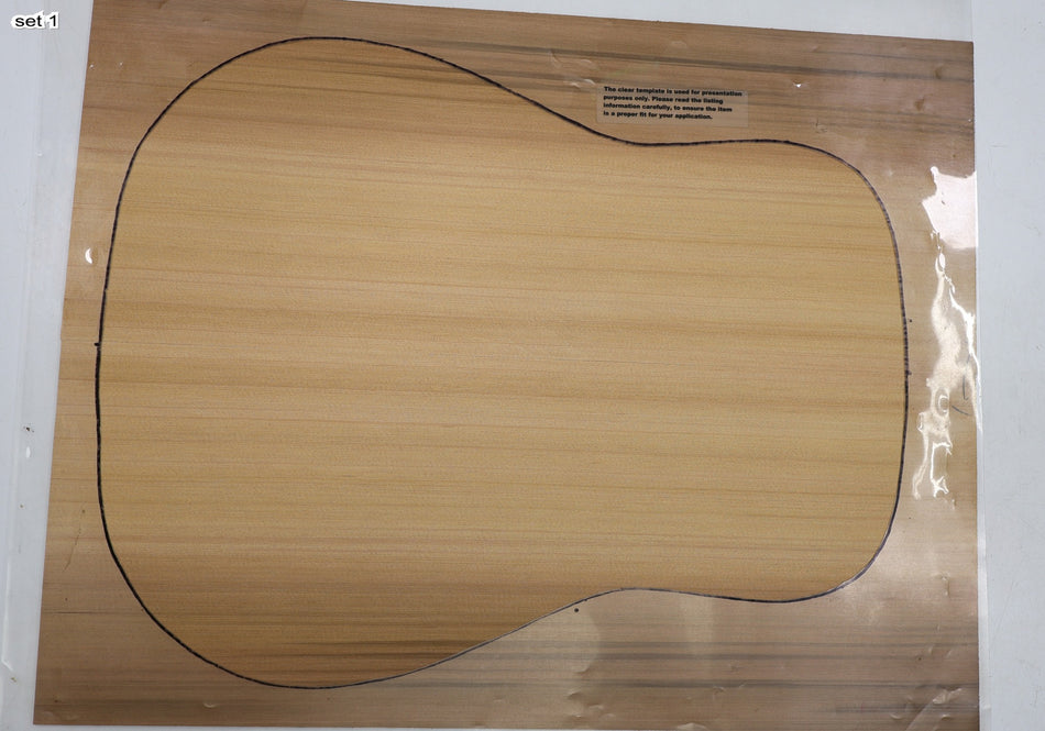 Red Cedar Jumbo, 2 Guitar Sets 0.14" thick (Factory) - Stock# 6-1798