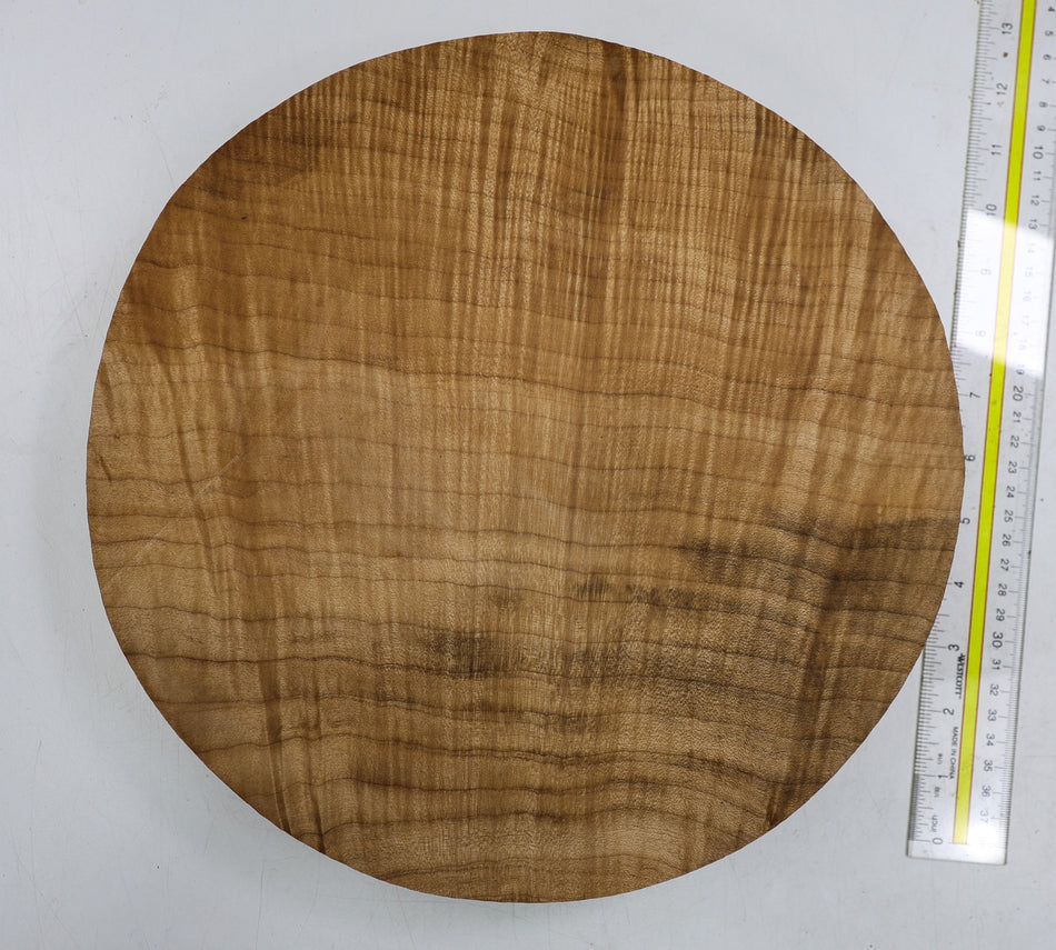 Maple Flame Round 12" diameter x 2.2" (HIGH FIGURE) - Stock# 6-1841