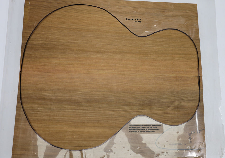 Red Cedar Archtop / Body Blank set, 1.57" thick - Stock# 6-1849