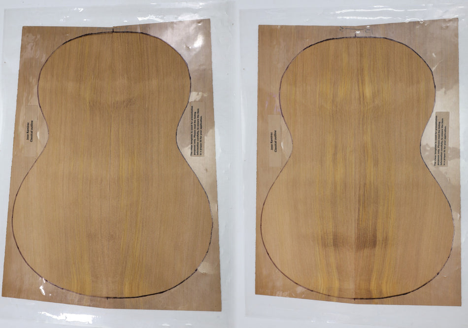 Red Cedar Classical, 2 Guitar Sets, 0.16" thick (Factory) - Stock# 6-1854