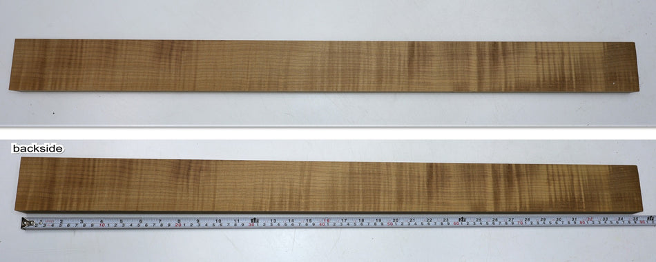 Torrefied Maple Flame Neck Blank 0.9" x 2.87" x 35" (2nd) - Stock# 6-1857