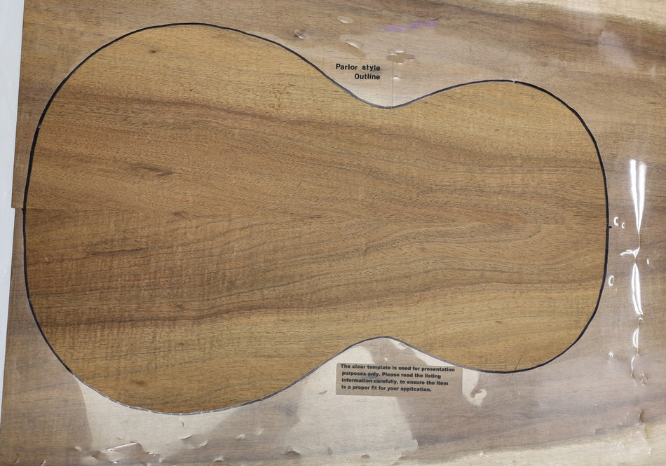 Walnut (Black) Guitar set, 0.12" thick - Stock# 6-1909