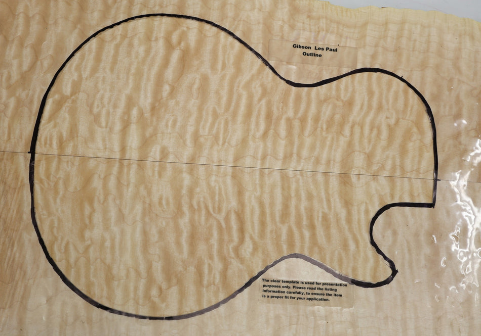 Maple Quilt Guitar set, 1" thick (GREAT FIGURE +3★) - Stock# 6-1920