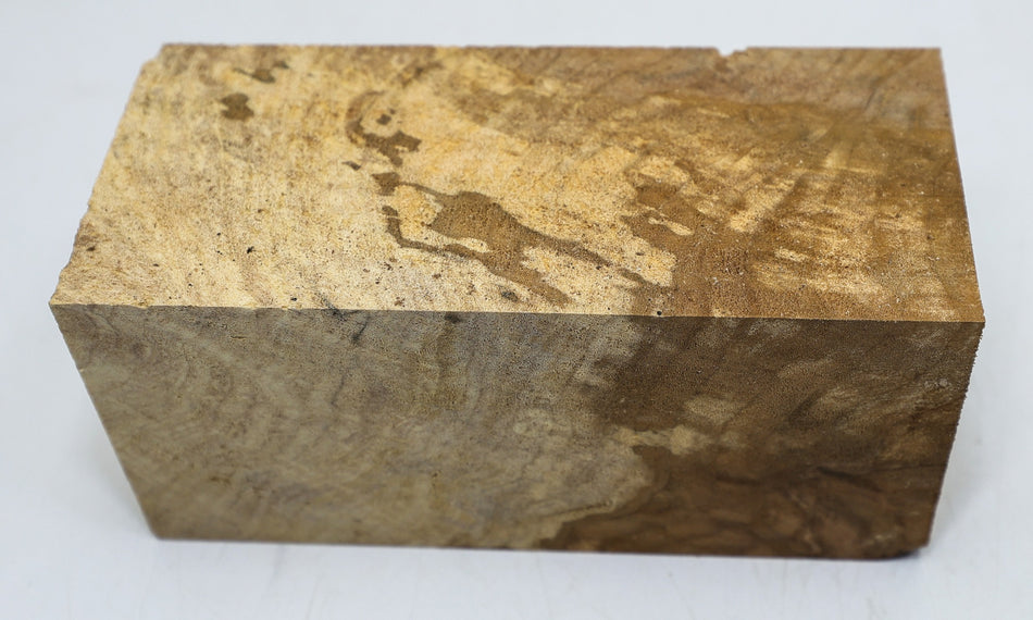 Spalted Maple Spindle 3" x 6" long - Stock# 6-1943