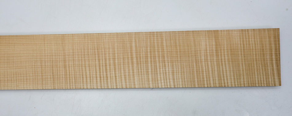 Maple Flame Neck Blank 0.95" x 4.5" x 34.5" (GREAT FIGURE +3★) - Stock# 6-1983