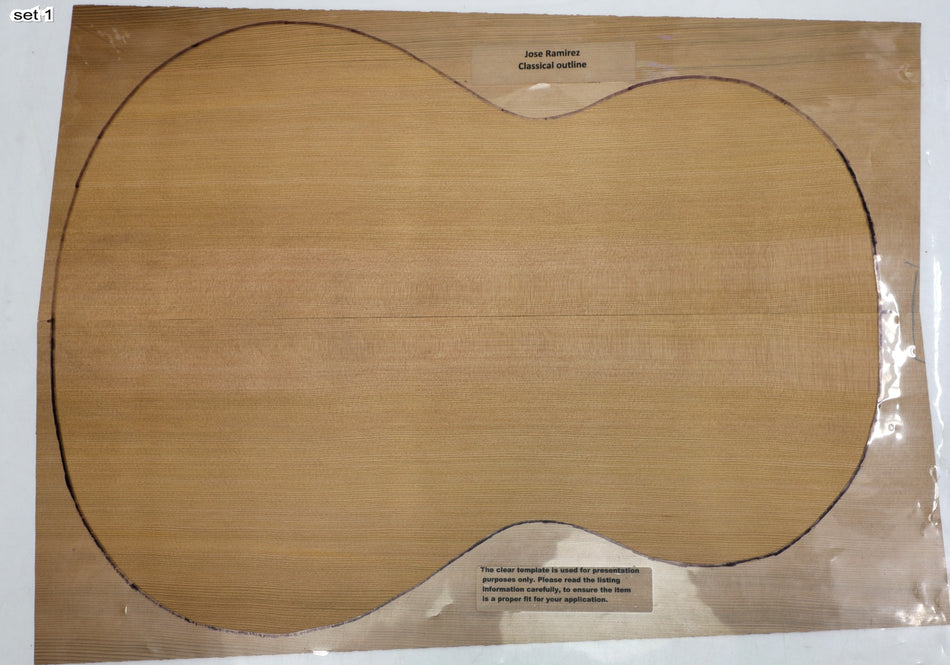 Red Cedar Classical, 2 Guitar Sets, 0.16" thick (+STANDARD) - Stock# 6-1990