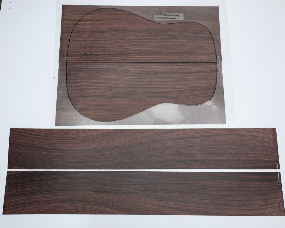 Back & Side set Indian Rosewood, Dreadnought (HIGH GRADE 4★) - Stock# 6-2078