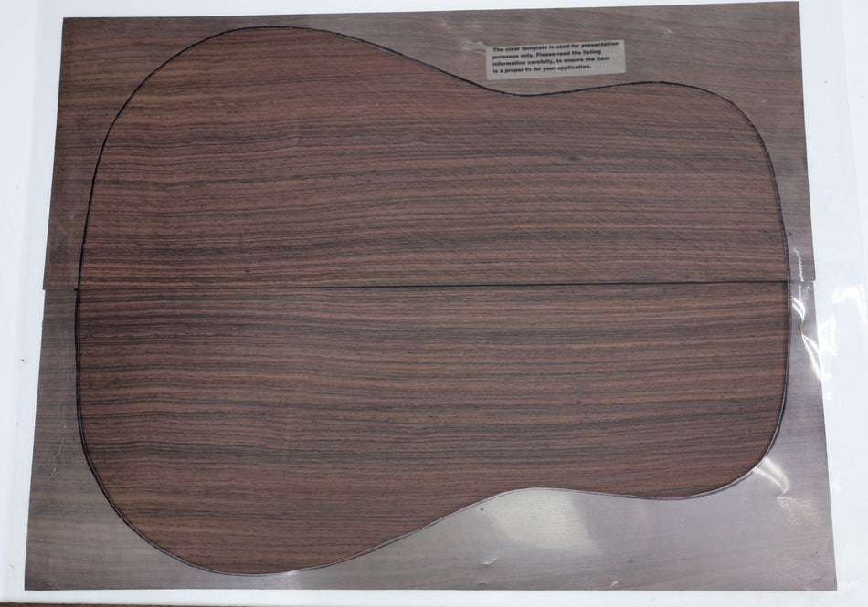 Back & Side set Indian Rosewood, Dreadnought (HIGH GRADE 4★) - Stock# 6-2078