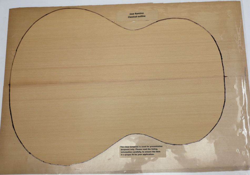 Red Cedar Classical Guitar Set, 0.17" thick (HIGH GRADE 4★) - Stock# 6-2080