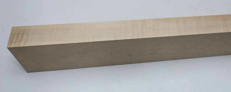 Red Maple Flame Neck Blank 2.25" x 4" x 26" - Stock# 6-2101