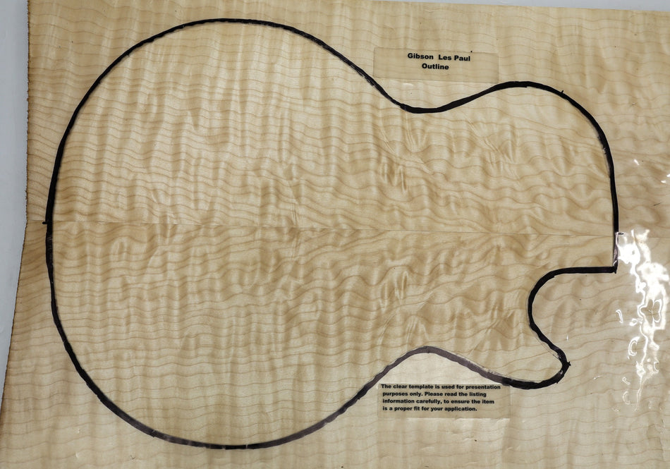 Maple Quilt Guitar set, 0.94" thick (Great Figure 3★) - Stock# 6-2109