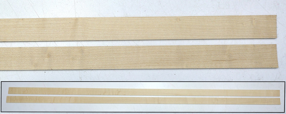 Rock Maple Lining / Binding Strips, 2 pieces 35" long - Stock# 6-2117